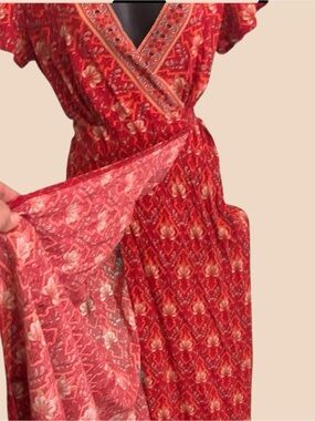 Red Floral Jumpsuit